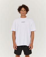 MENS RUN REPUBLIC TEE - WHITE