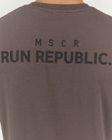 MENS RUN REPUBLIC TANK - SMOKE