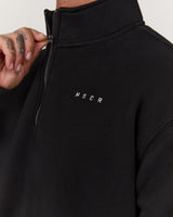 MEN'S CLASSIC 1/4 ZIP - BLACK
