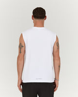 MENS CLASSIC TANK - WHITE ICON II