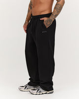 MEN'S CLASSIC WIDE LEG SWEATPANT - BLACK