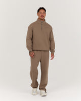 MEN'S CLASSIC WIDE LEG SWEATPANT - COFFEE