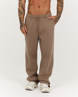 MEN'S CLASSIC WIDE LEG SWEATPANT - COFFEE