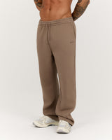 MEN'S CLASSIC WIDE LEG SWEATPANT - COFFEE