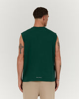 MENS HEAVY BOXY TANK - FADED ALPINE TRANSITION