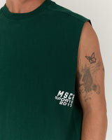 MENS HEAVY BOXY TANK - FADED ALPINE TRANSITION