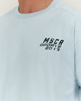 MENS HEAVY BOXY TEE - SKY TRANSITION