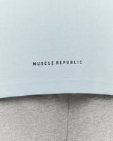 MENS HEAVY BOXY TEE - SKY TRANSITION