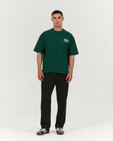 MENS HEAVY BOXY TEE - FADED ALPINE TRANSITION
