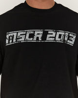 MENS HEAVY RELAXED TEE - BLACK FASTBREAK