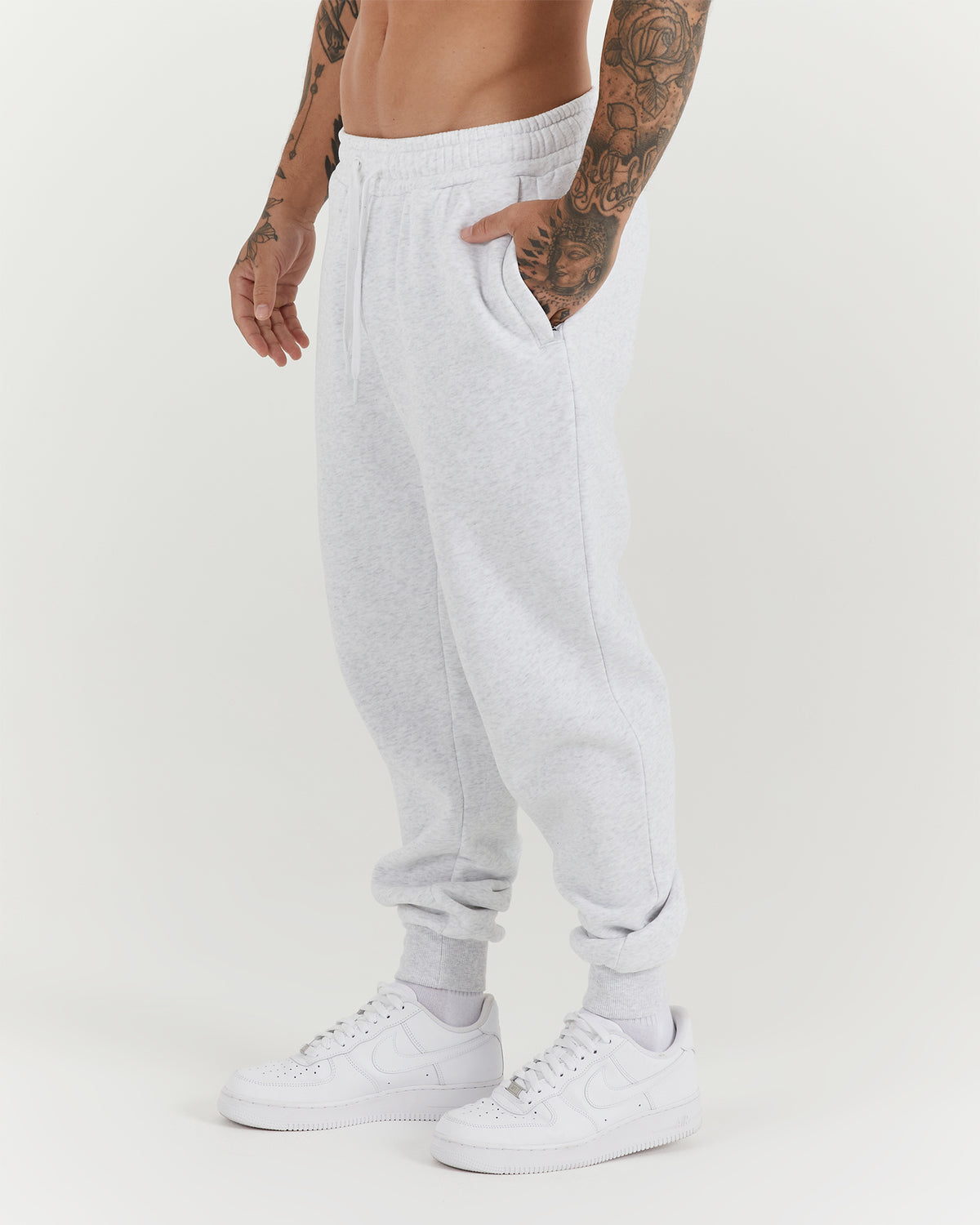 CLASSIC HOODIE - SNOW GREY – MUSCLE REPUBLIC
