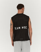 MENS MESH BOXY TANK - BLACK SHOT CALLER