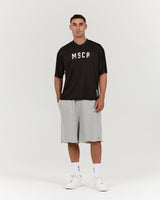 MENS MESH BOXY TEE - BLACK SHOT CALLER