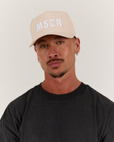 MENS MSCR A FRAME CAP - BEIGE