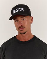 MENS MSCR A FRAME CAP - BLACK