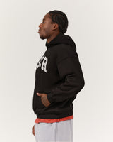 MEN'S OVERSIZED HOODIE - BLACK MSCR COLLEGIATE