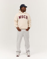 MEN'S OVERSIZED HOODIE - WOOD ASH MSCR COLLEGIATE