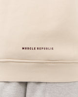 MEN'S OVERSIZED HOODIE - WOOD ASH MSCR COLLEGIATE