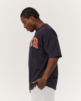 MEN'S OVERSIZED TEE - MIDNIGHT NAVY MSCR COLLEGIATE