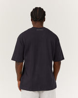 MEN'S OVERSIZED TEE - MIDNIGHT NAVY MSCR COLLEGIATE