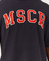 MEN'S OVERSIZED TEE - MIDNIGHT NAVY MSCR COLLEGIATE