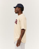 MEN'S OVERSIZED TEE - WOOD ASH MSCR COLLEGIATE