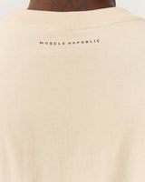MEN'S OVERSIZED TEE - WOOD ASH MSCR COLLEGIATE