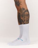 MEN'S PERFORMANCE SOCKS - WHITE