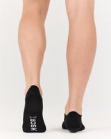 MEN'S NO SHOW SOCKS - BLACK