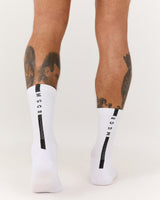 MEN'S PERFORMANCE SOCKS - WHITE BLACK
