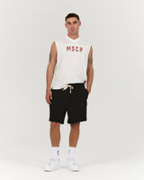 MENS PIQUE REGULAR SHORTS - BLACK PREMIERE