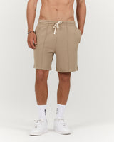 MENS PIQUE REGULAR SHORTS - MOSS PREMIERE