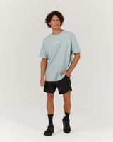 MENS RUN REPUBLIC TEE - MIST