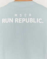 MENS RUN REPUBLIC TEE - MIST