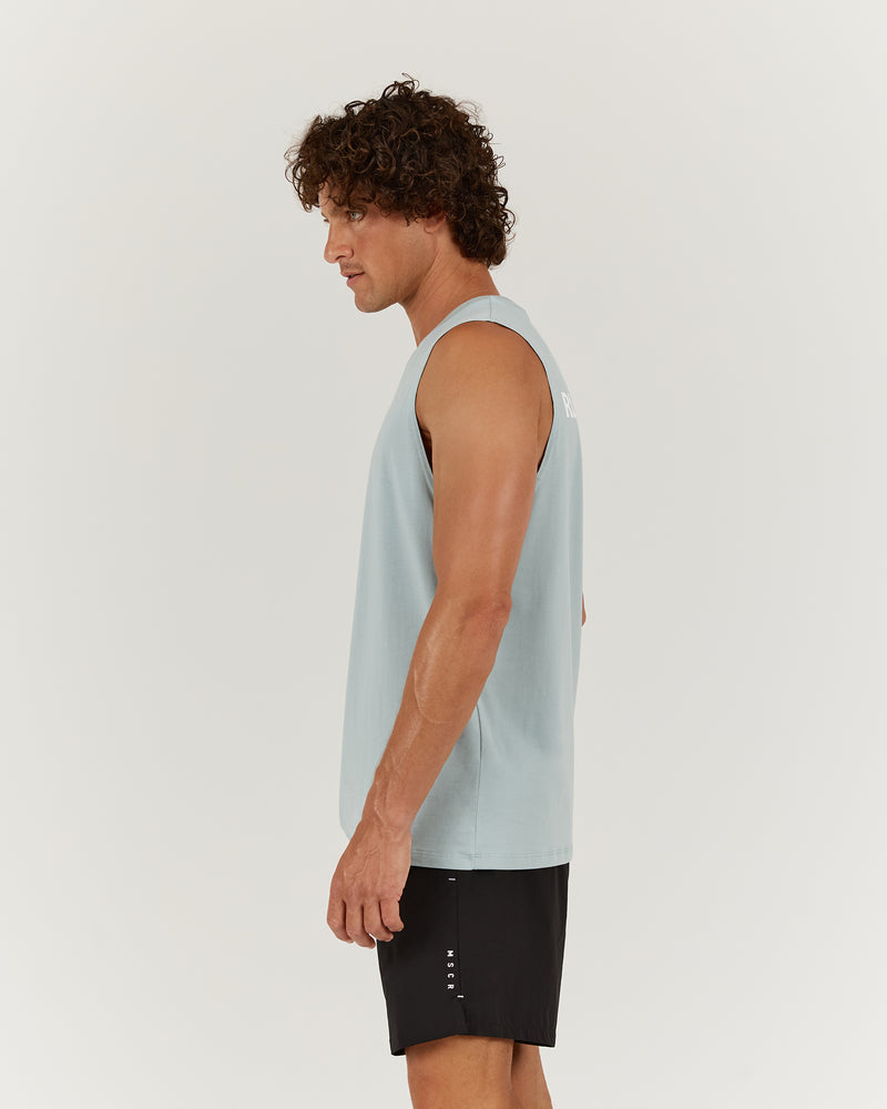 MENS RUN REPUBLIC TANK - MIST