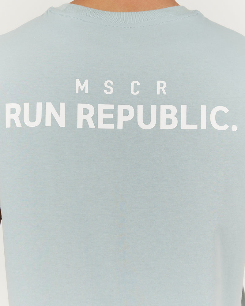 MENS RUN REPUBLIC TANK - MIST