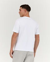 MENS SLIM TEE - WHITE ICON II