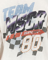 MENS SLUB OVERSIZED TEE - PORCELAIN SLAMDUNK