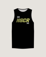 MENS SUN RUN RACE DAY SINGLET - BLACK
