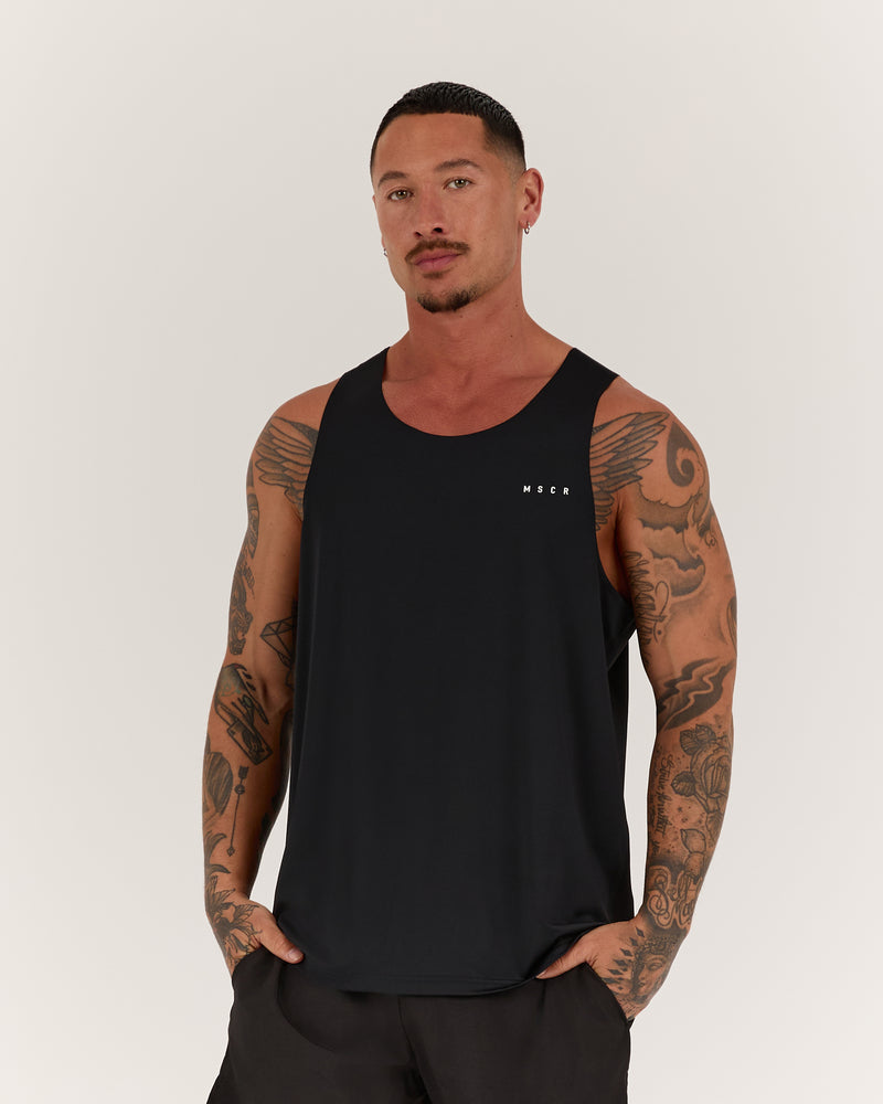 MENS TURBO TANK - BLACK