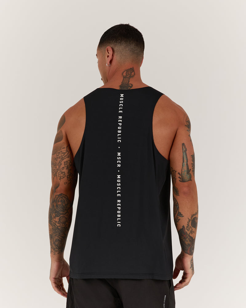 MENS TURBO TANK - BLACK