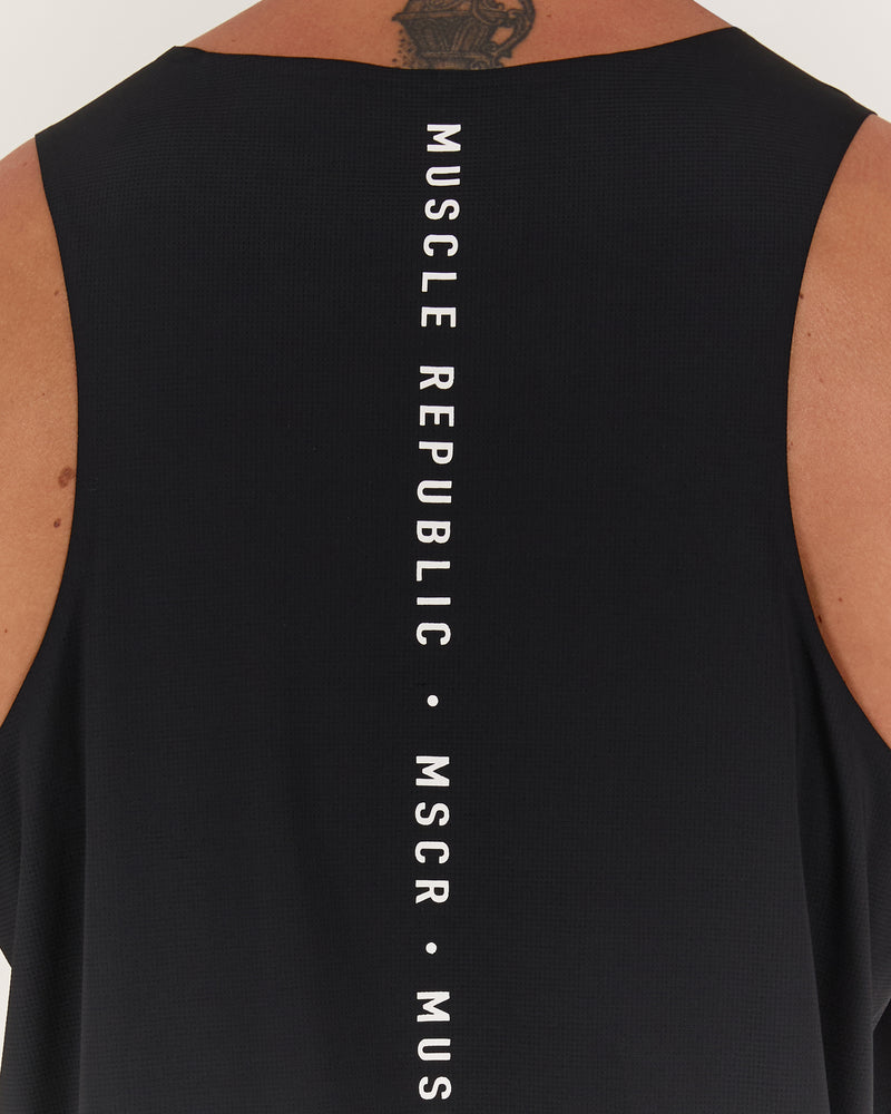 MENS TURBO TANK - BLACK