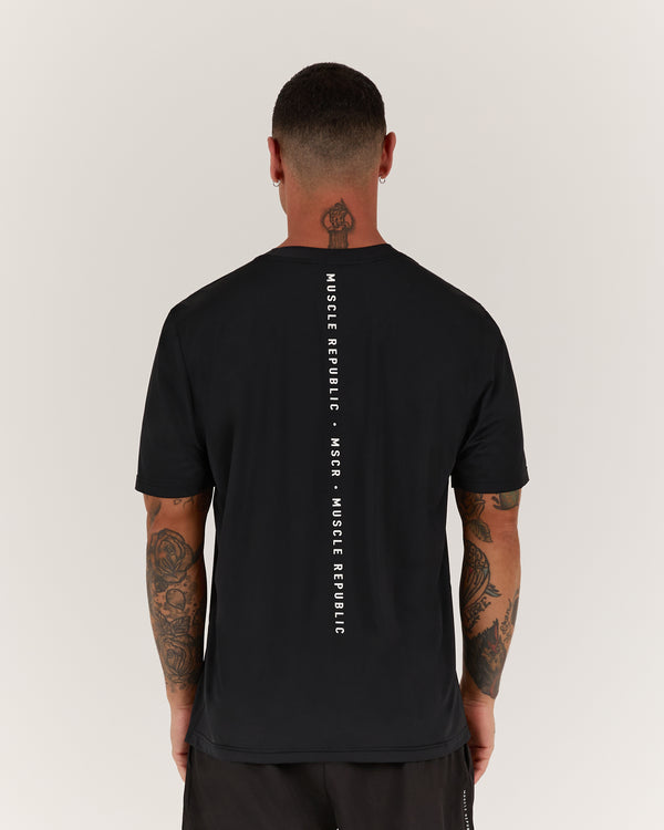 MENS TURBO TEE - BLACK