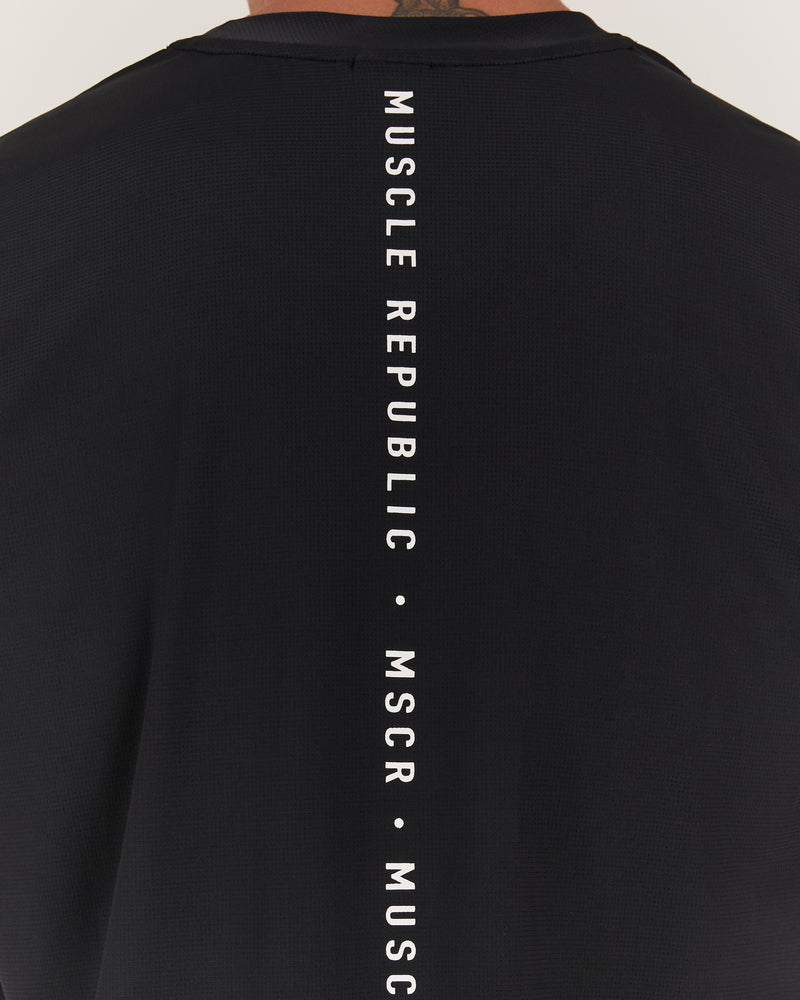 MENS TURBO TEE - BLACK