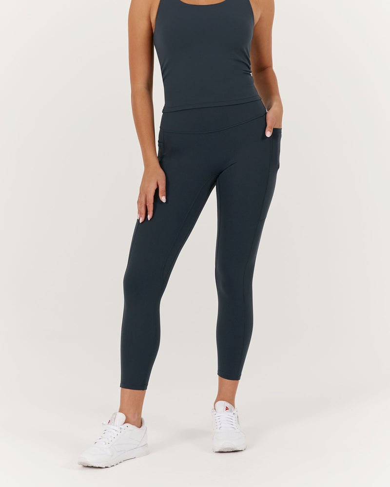 MOTION POCKET LEGGINGS 24" - STORM