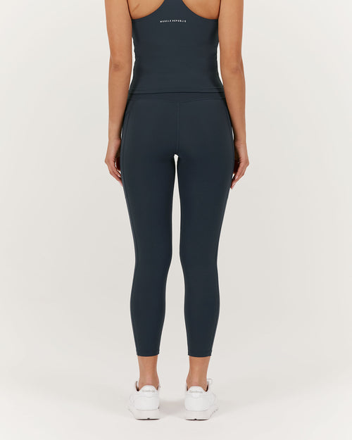 MOTION POCKET LEGGINGS 24" - STORM