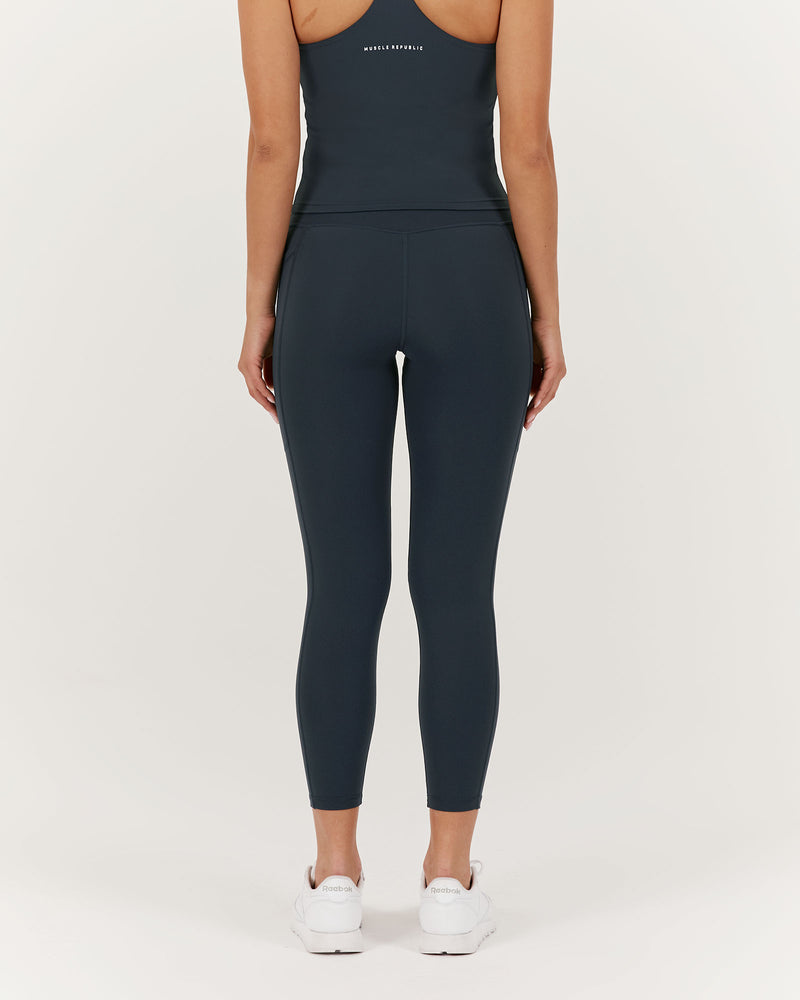 MOTION POCKET LEGGINGS 24" - STORM