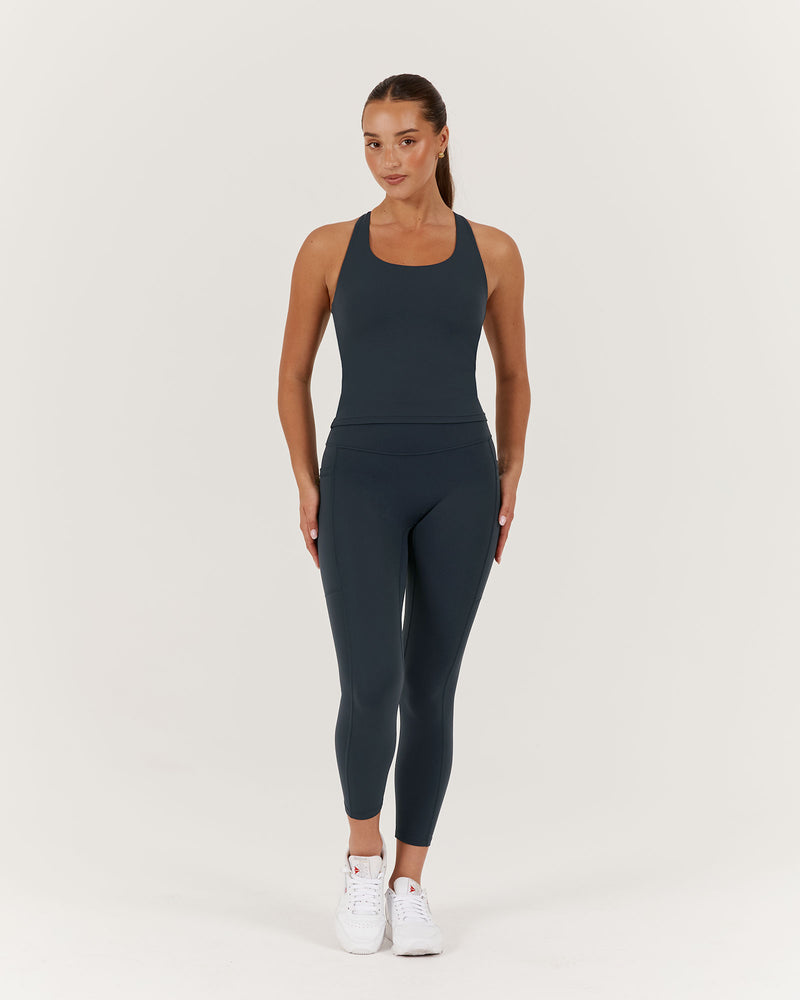 MOTION POCKET LEGGINGS 24" - STORM