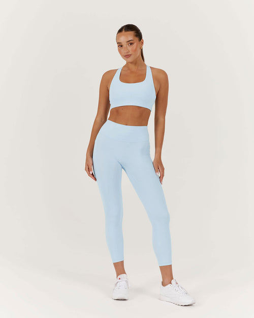 MOTION POCKET LEGGINGS 24" - ICE BLUE