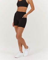 MOTION POCKET SHORTS 6" - BLACK